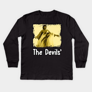 Fiery Fashion Statements Devil Movie Apparel That Commands Attention Kids Long Sleeve T-Shirt